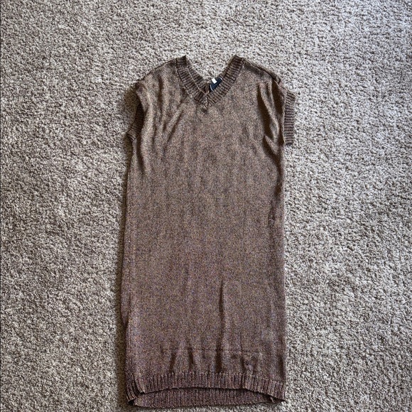 Tuckernuck gold mesh swim coverup with flaws size medium - Picture 1 of 7